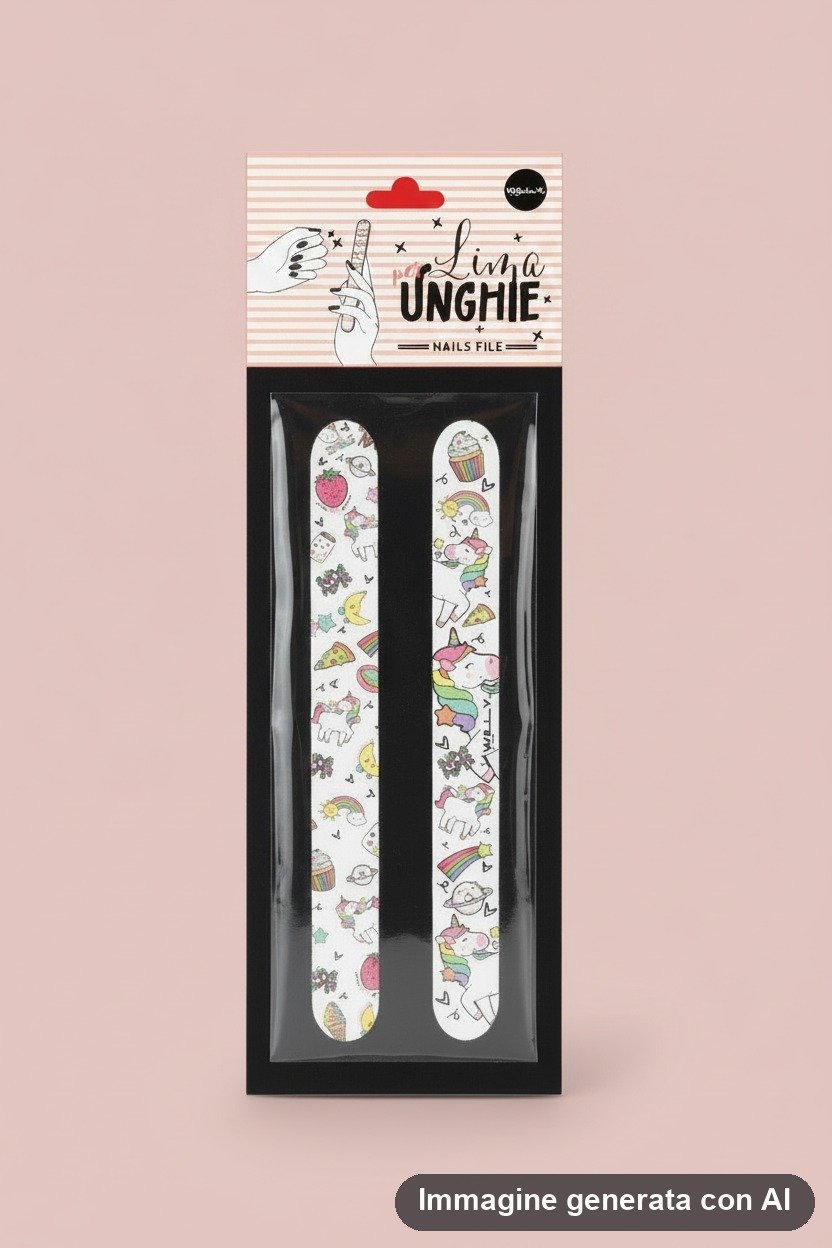 SET 2 LIME PER UNGHIE “UNICORN”