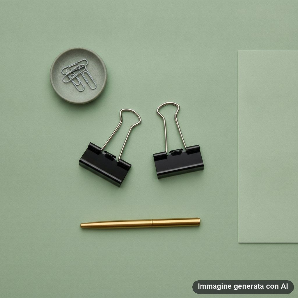 SET 4 CLIP BLACK OFFICE