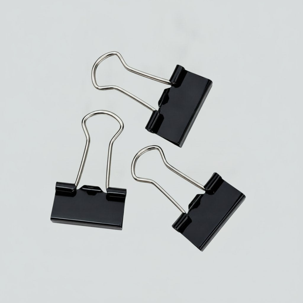 SET 10 CLIP BLACK OFFICE