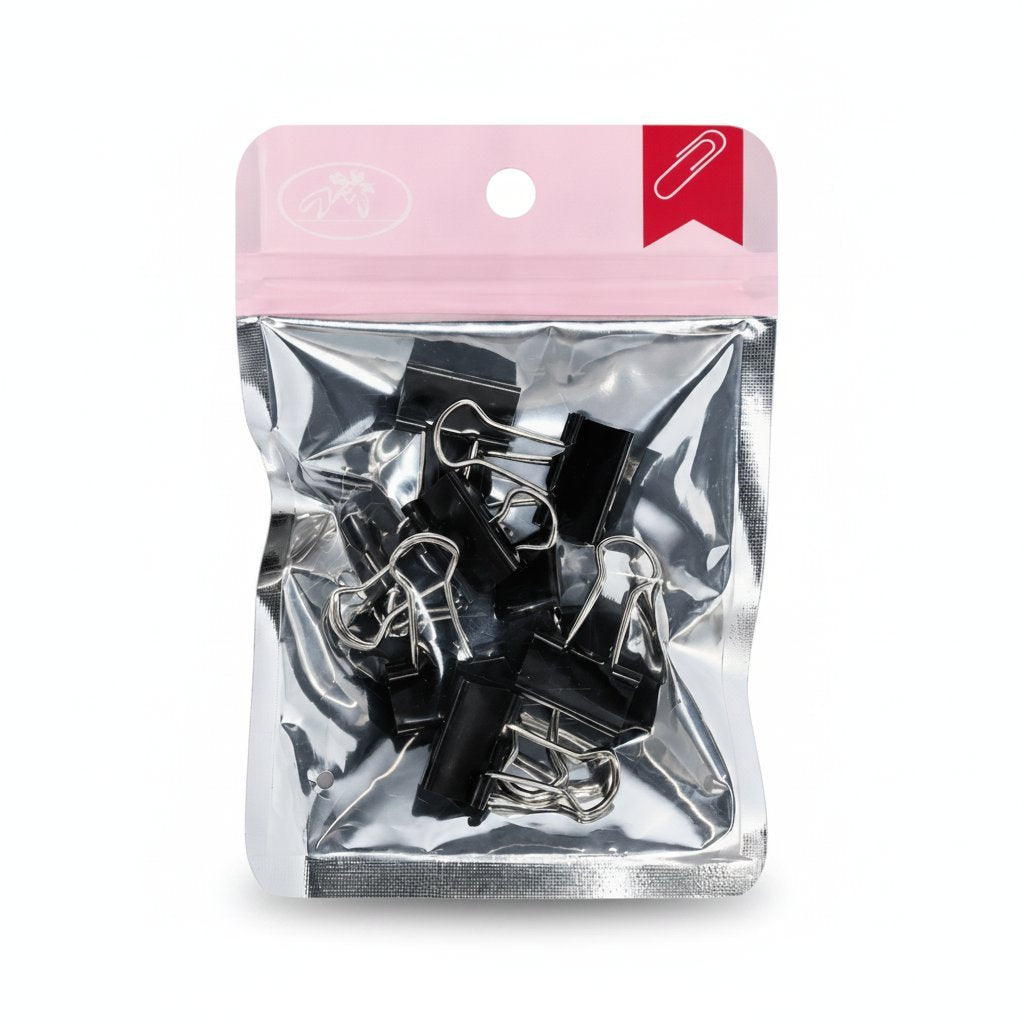 SET 10 CLIP BLACK OFFICE