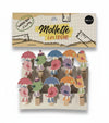 SET 10 MOLLETTE LEGNO UMBRELLA