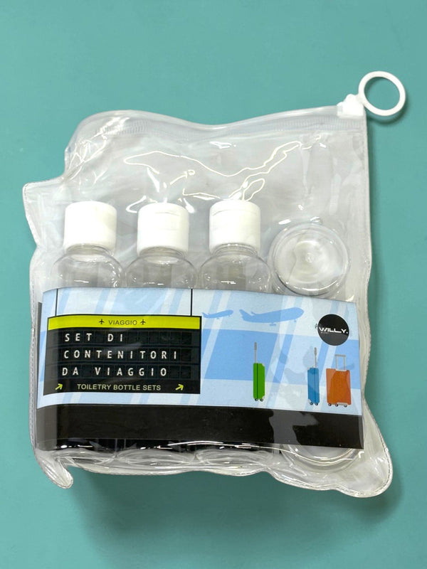 SET DA VIAGGIO CONTENITORI LIQUIDO 85ML
