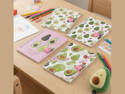 NOTEBOOK AVOCADO CON LUCCHETTO