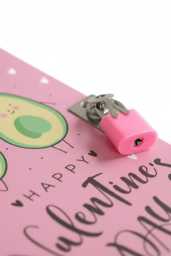 NOTEBOOK AVOCADO CON LUCCHETTO
