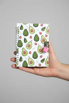 NOTEBOOK AVOCADO CON LUCCHETTO