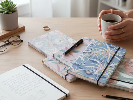 NOTEBOOK A6 CON LACCIO LEAVES