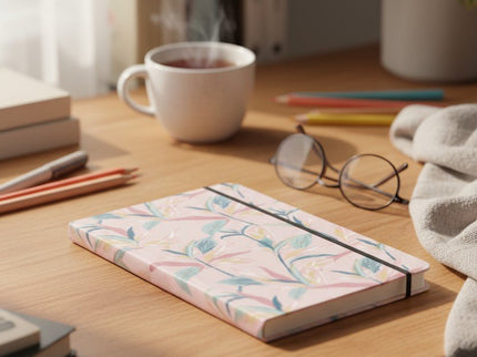 NOTEBOOK A6 CON LACCIO LEAVES