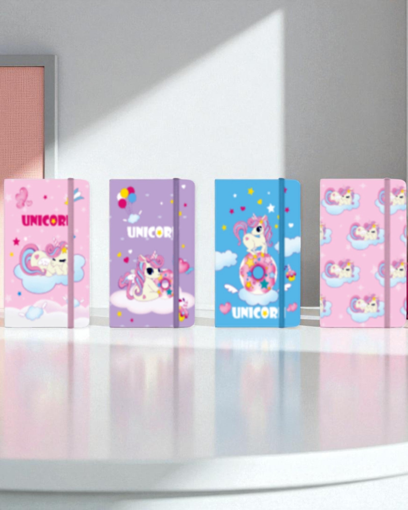 NOTEBOOK A5 CON LACCIO UNICORNO