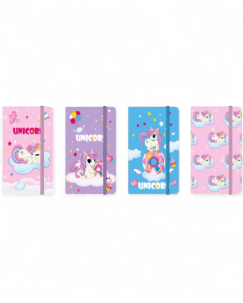 NOTEBOOK A5 CON LACCIO UNICORNO
