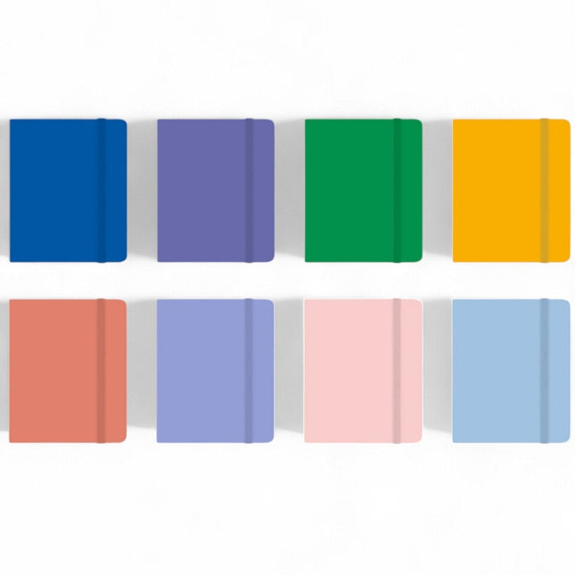 NOTEBOOK A5 CON LACCIO TINTA UNITA