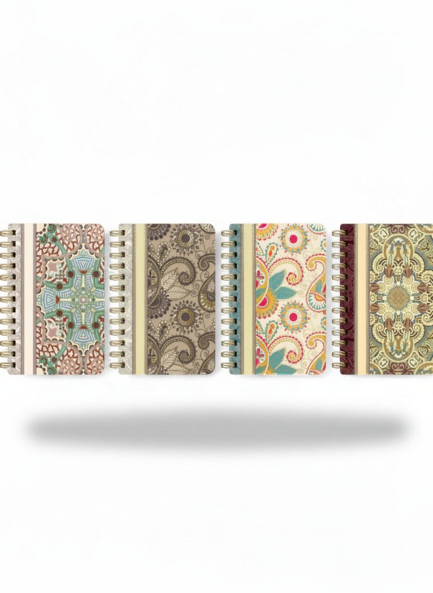 NOTEBOOK SPIRALE A6 KASHIMIRE