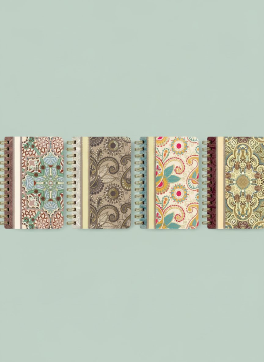 NOTEBOOK SPIRALE A6 KASHIMIRE