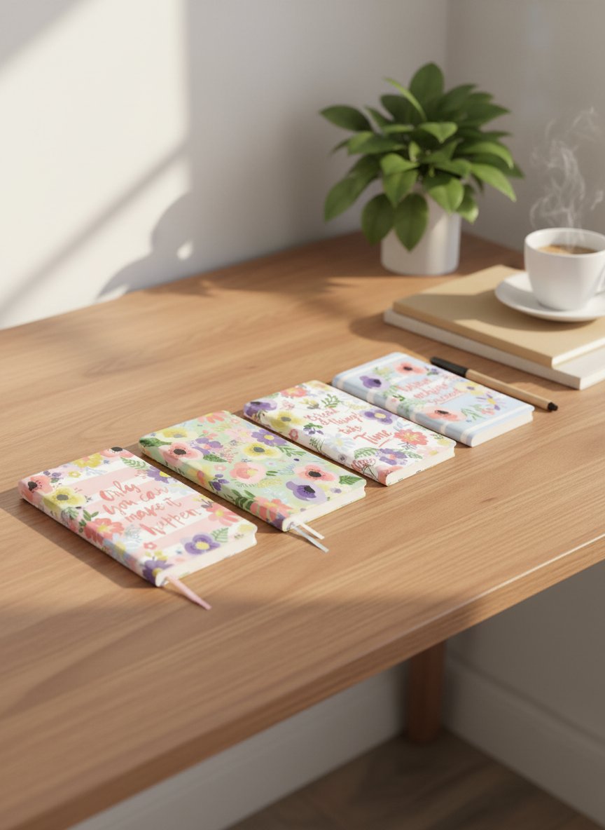 NOTEBOOK B5 FLOWERS