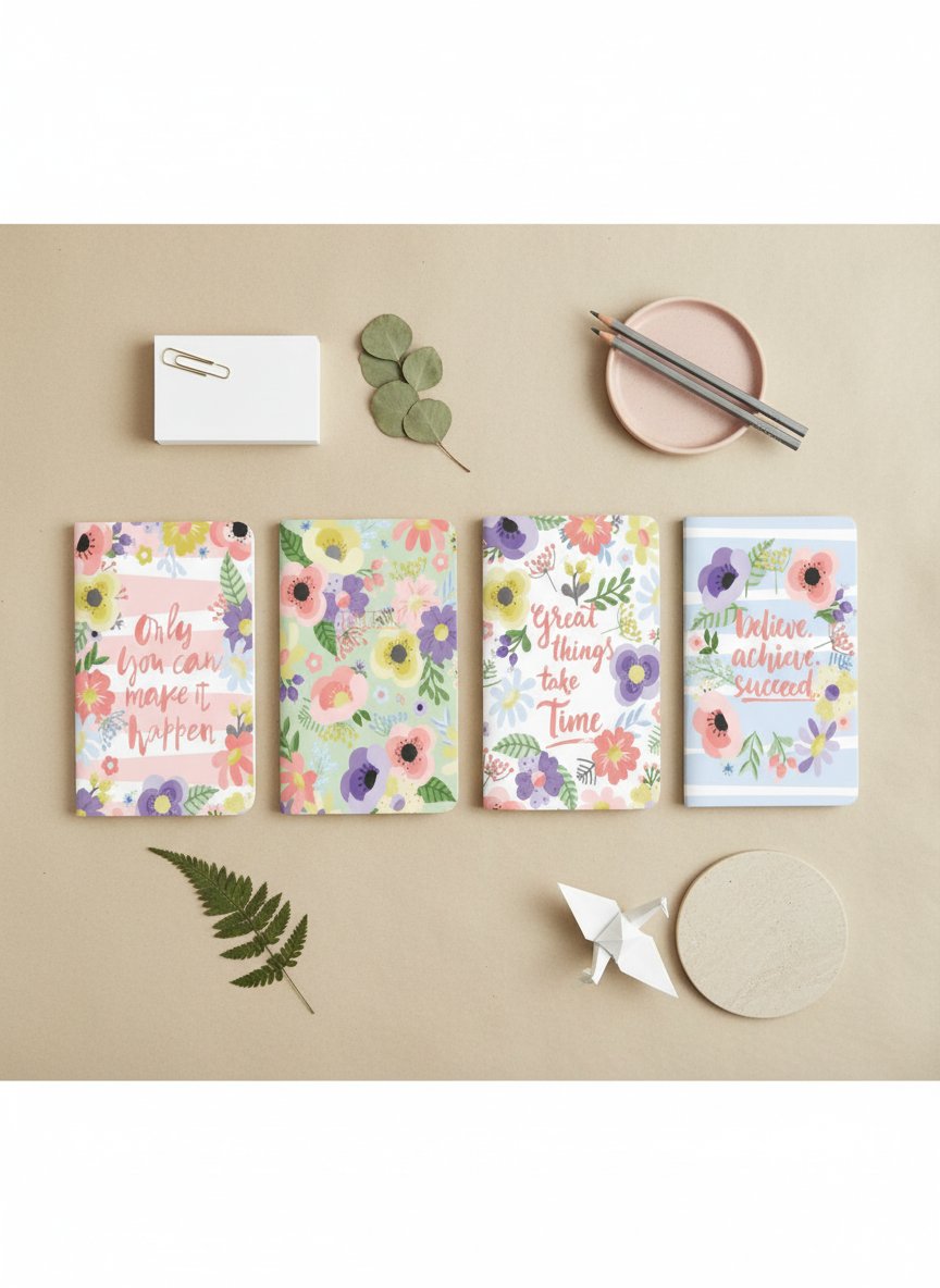 NOTEBOOK B5 FLOWERS