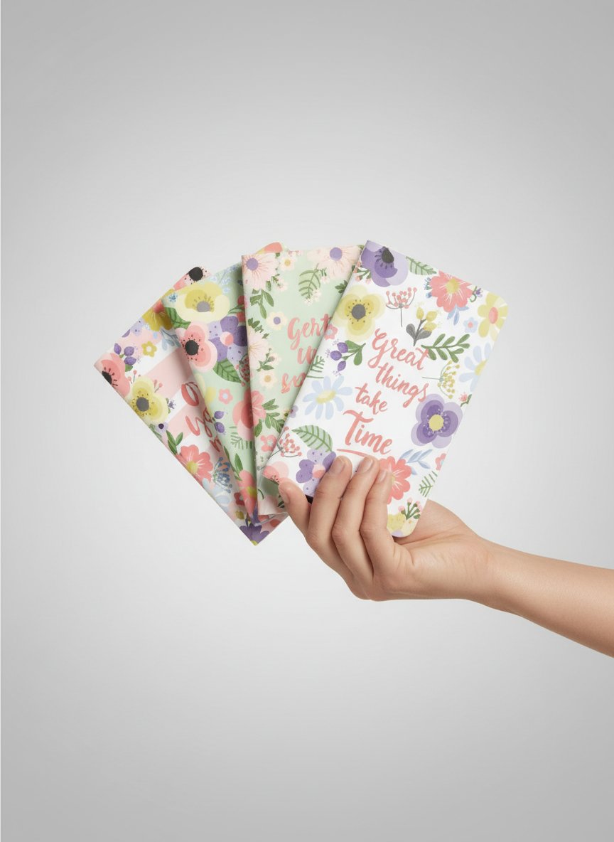 NOTEBOOK B5 FLOWERS
