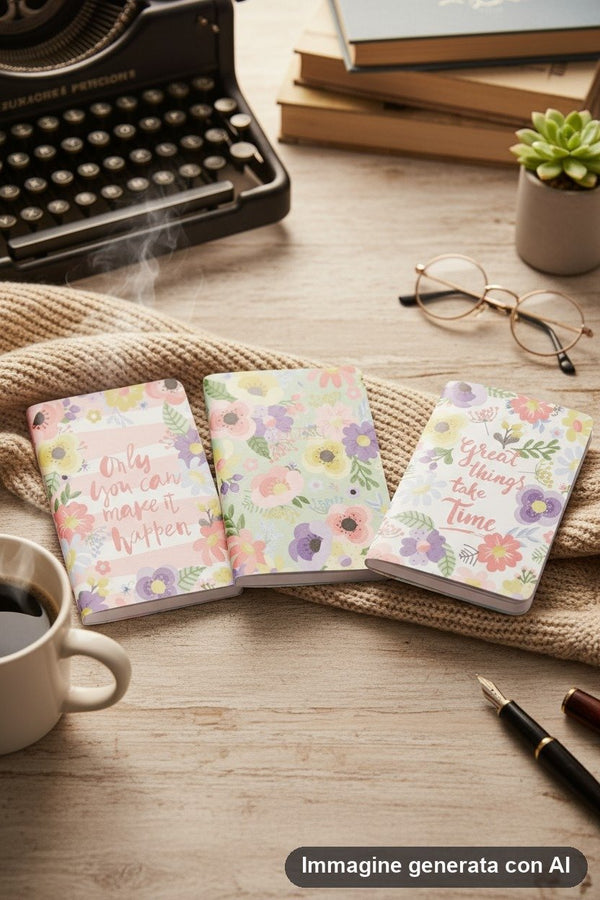 NOTEBOOK A5 FLOWERS