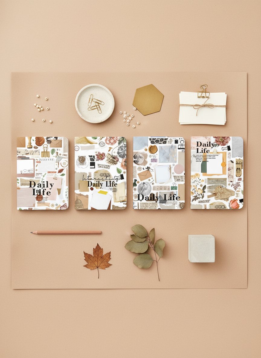 NOTEBOOK B5 DECOUPAGE