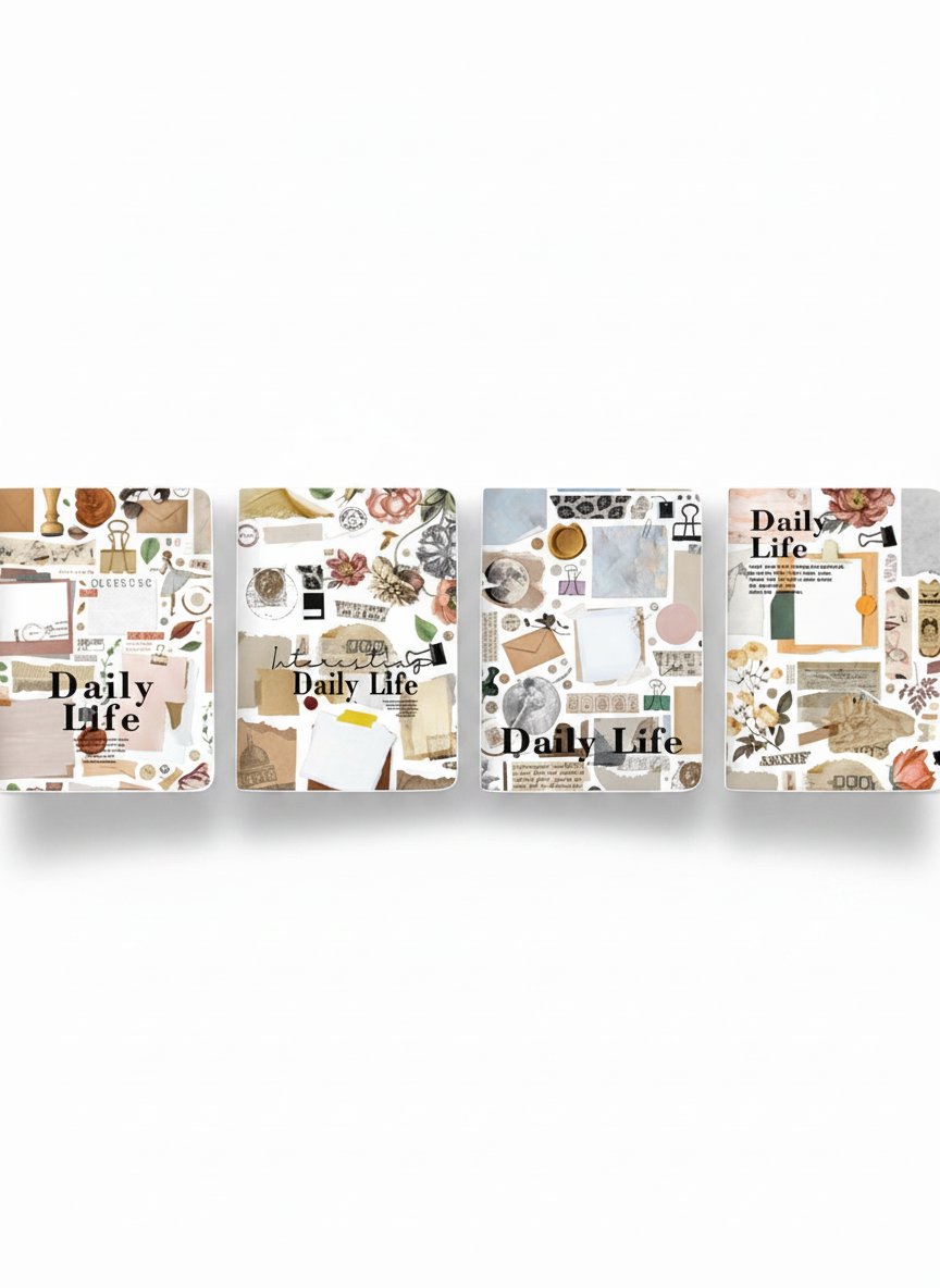 NOTEBOOK A5 DECOUPAGE