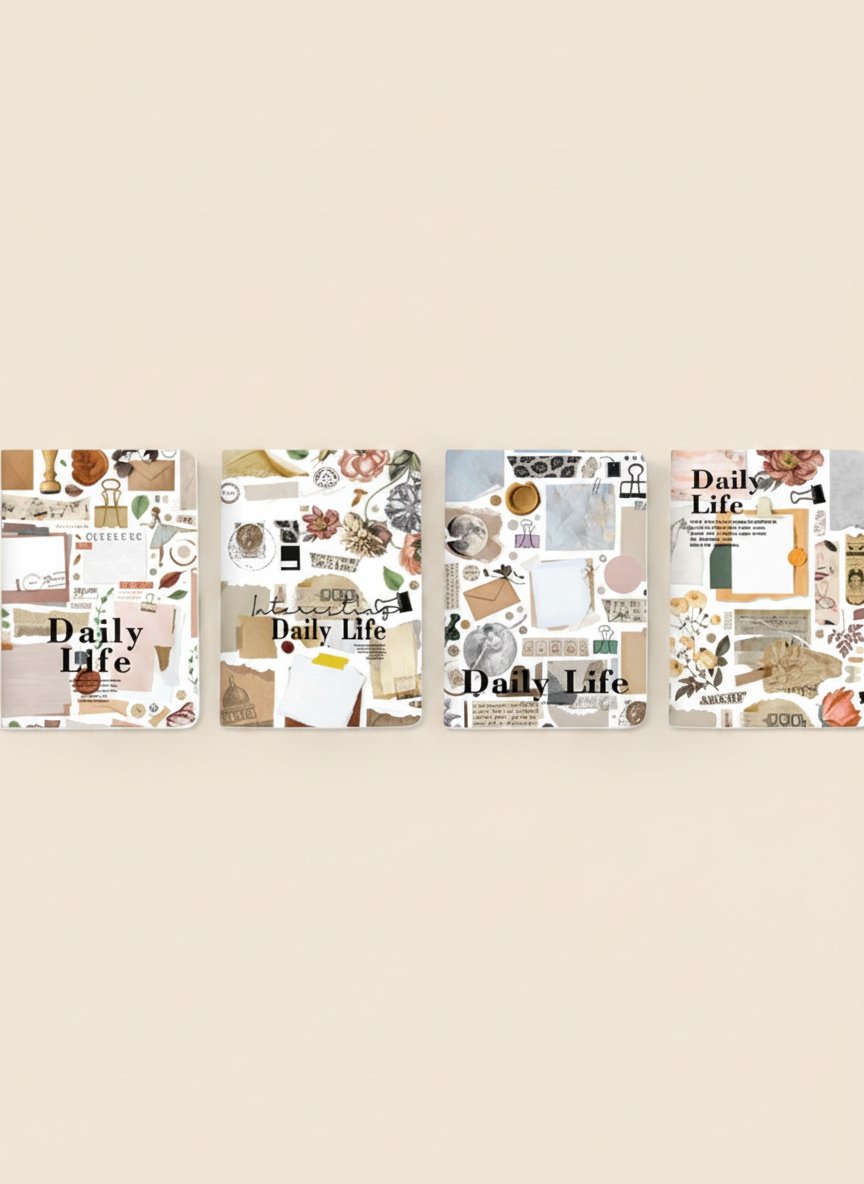 NOTEBOOK A5 DECOUPAGE