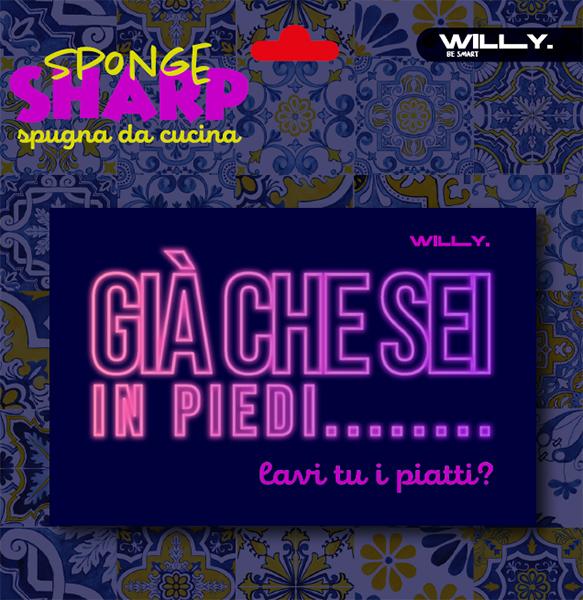 SPUGNA DA CUCINA SCRITTE