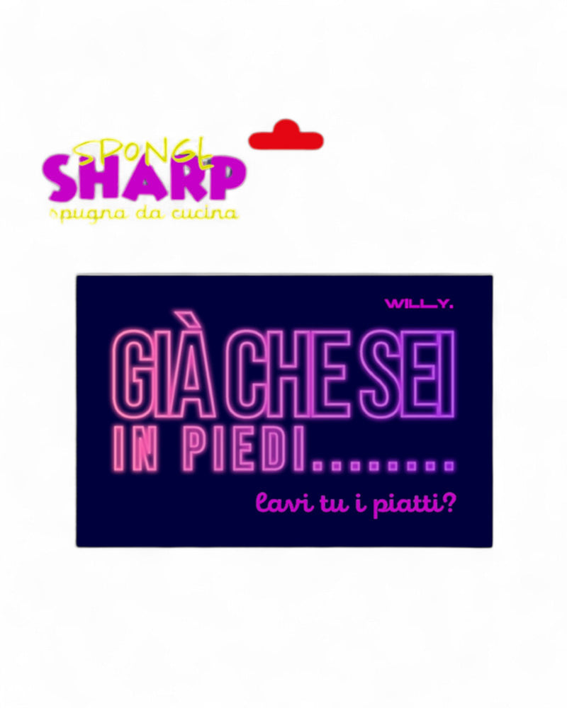 SPUGNA DA CUCINA SCRITTE