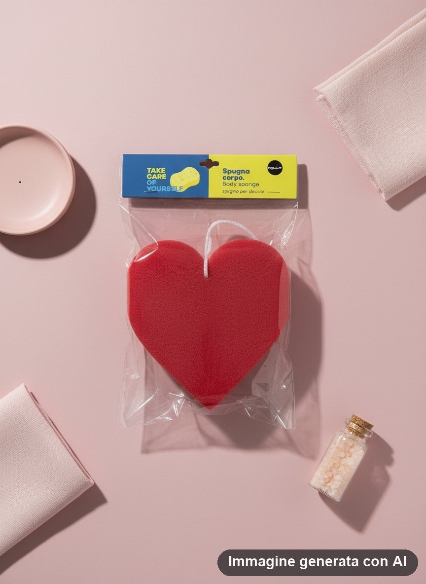 SPUGNA DA BAGNO CUORE