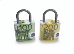 SALVADANAIO LUCCHETTO EURO