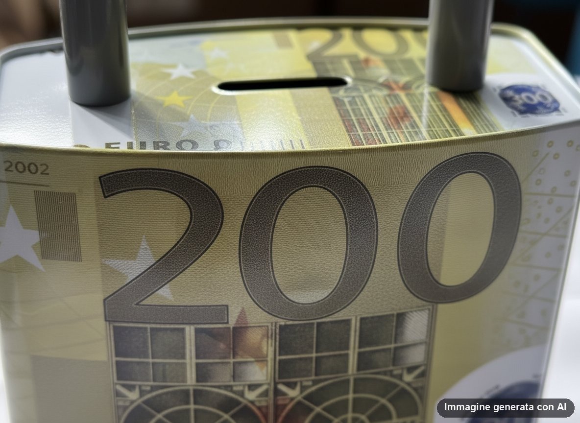 SALVADANAIO LUCCHETTO EURO