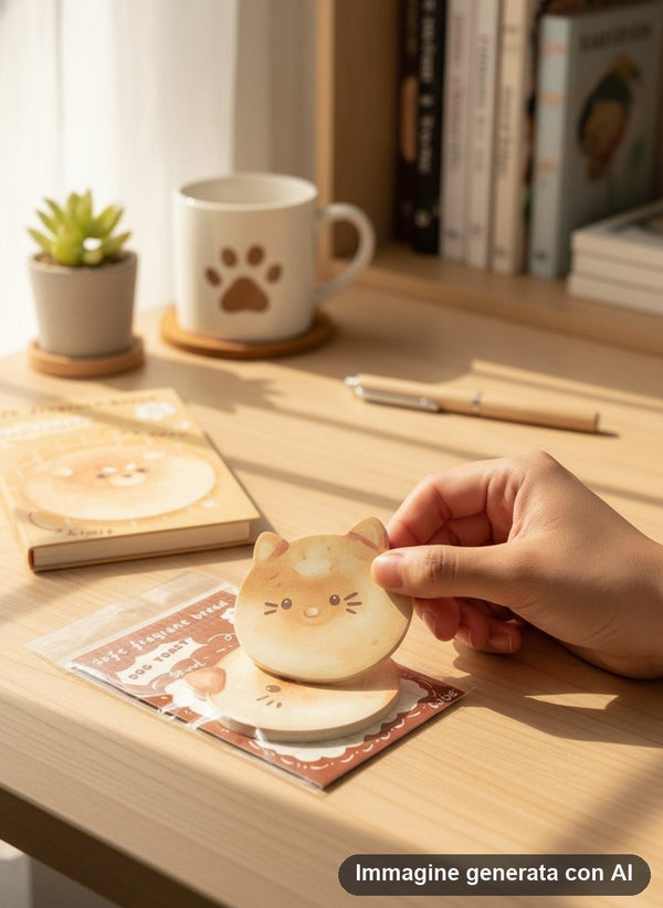 STICKY NOTES GATTO TOAST