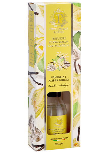 DIFFUSORE FRAGRANZE 250ML IRIS VANIGLIA  AMBRA