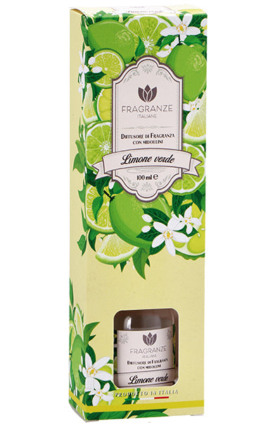 DIFFUSORE FRAGRANZE 100ML LIMONE VERDE