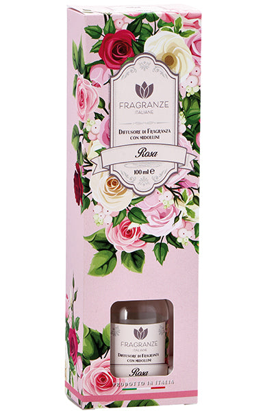 DIFFUSORE FRAGRANZE 100ML ROSA