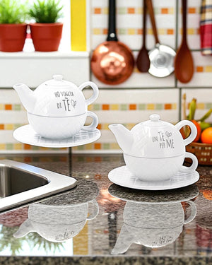 TAZZA CON TEIERA CERAMICA