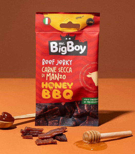 CARNE SECCA DI MANZO HONEY BBQ 25G