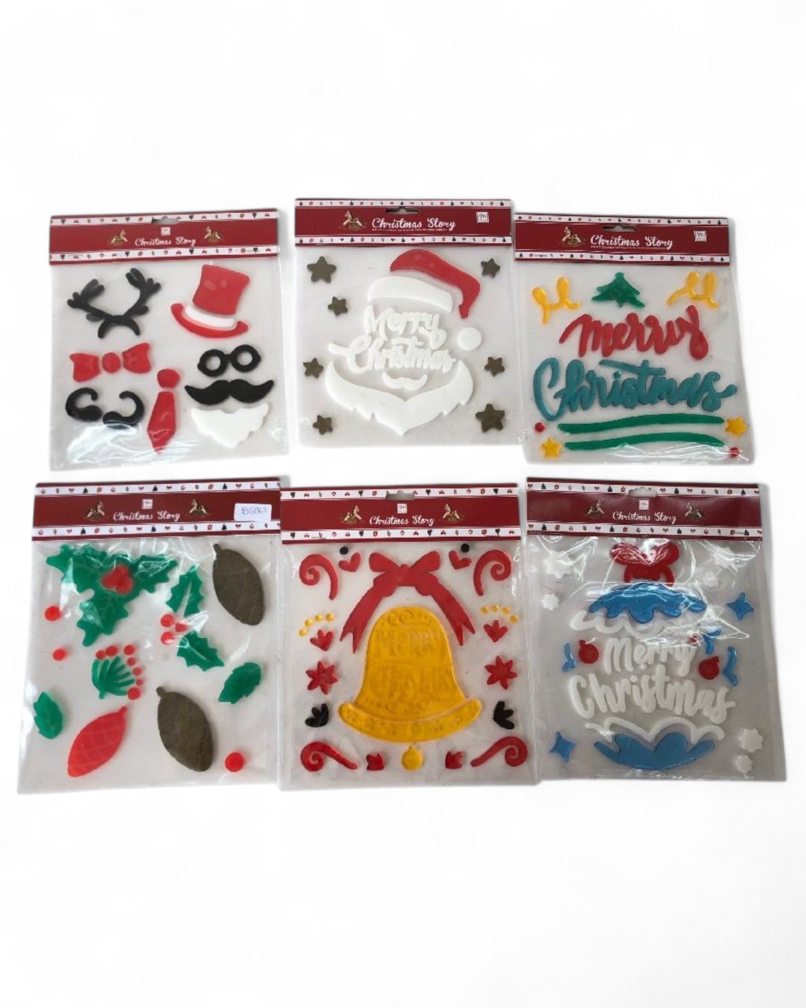 ADESIVO GEL PER VETRI XMAS