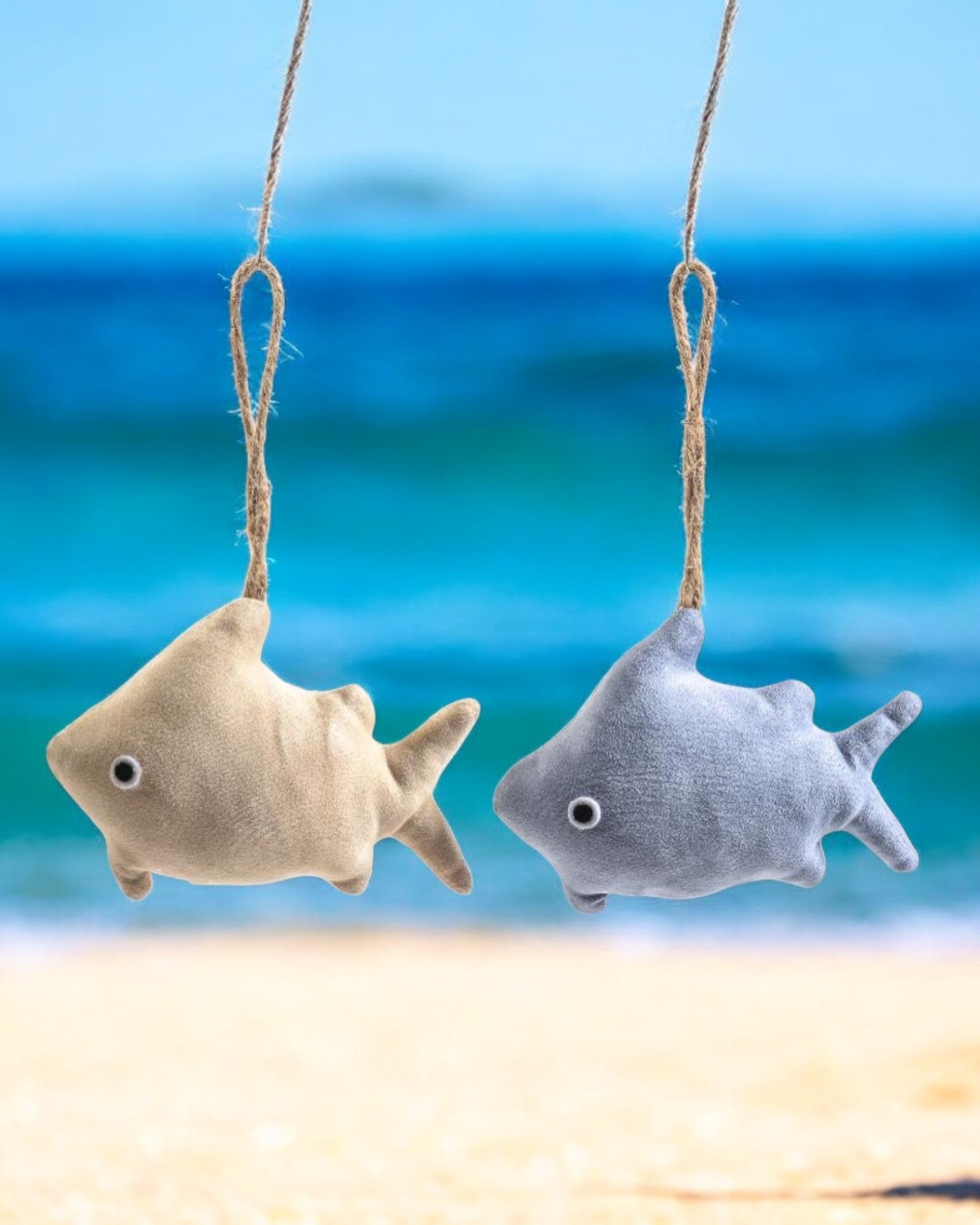 PENDENTE PESCE IN TESSUTO