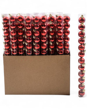 SET 12 PALLE PP XMAS RED