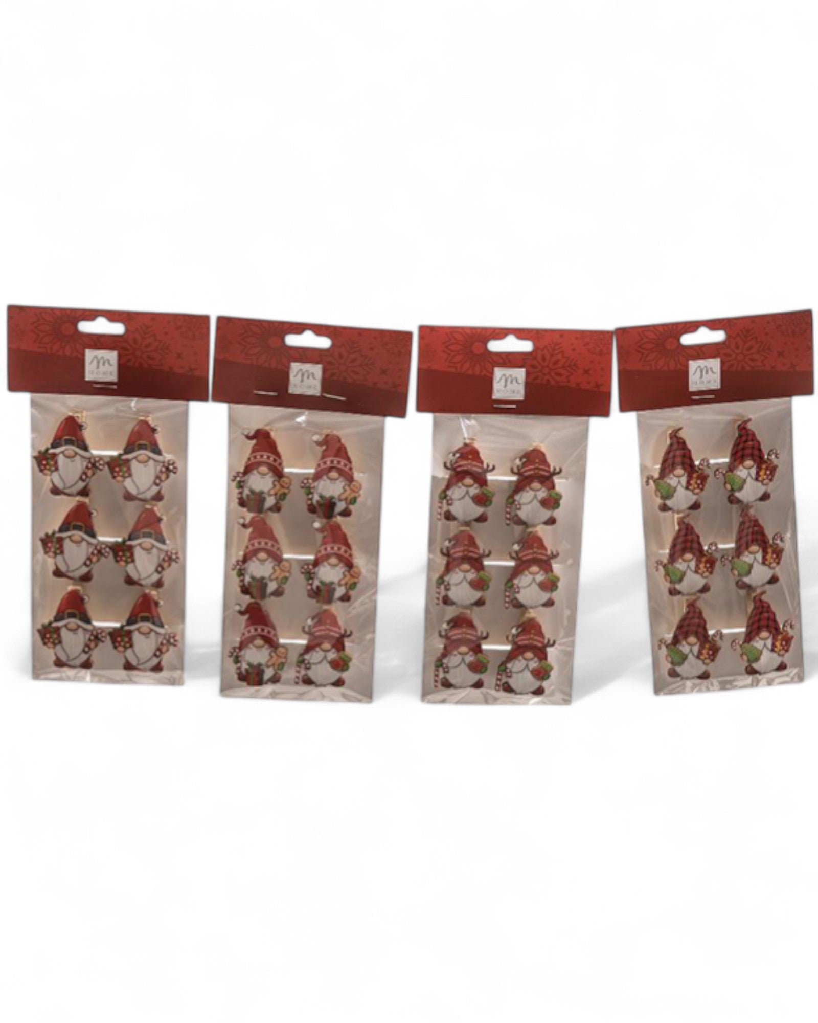 SET 6 MOLLETTE SANTA XMAS