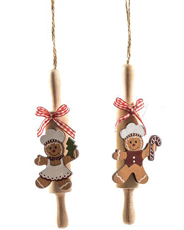 DECORAZIONE LEGNO PER ALBERO GINGERBREAD XMAS