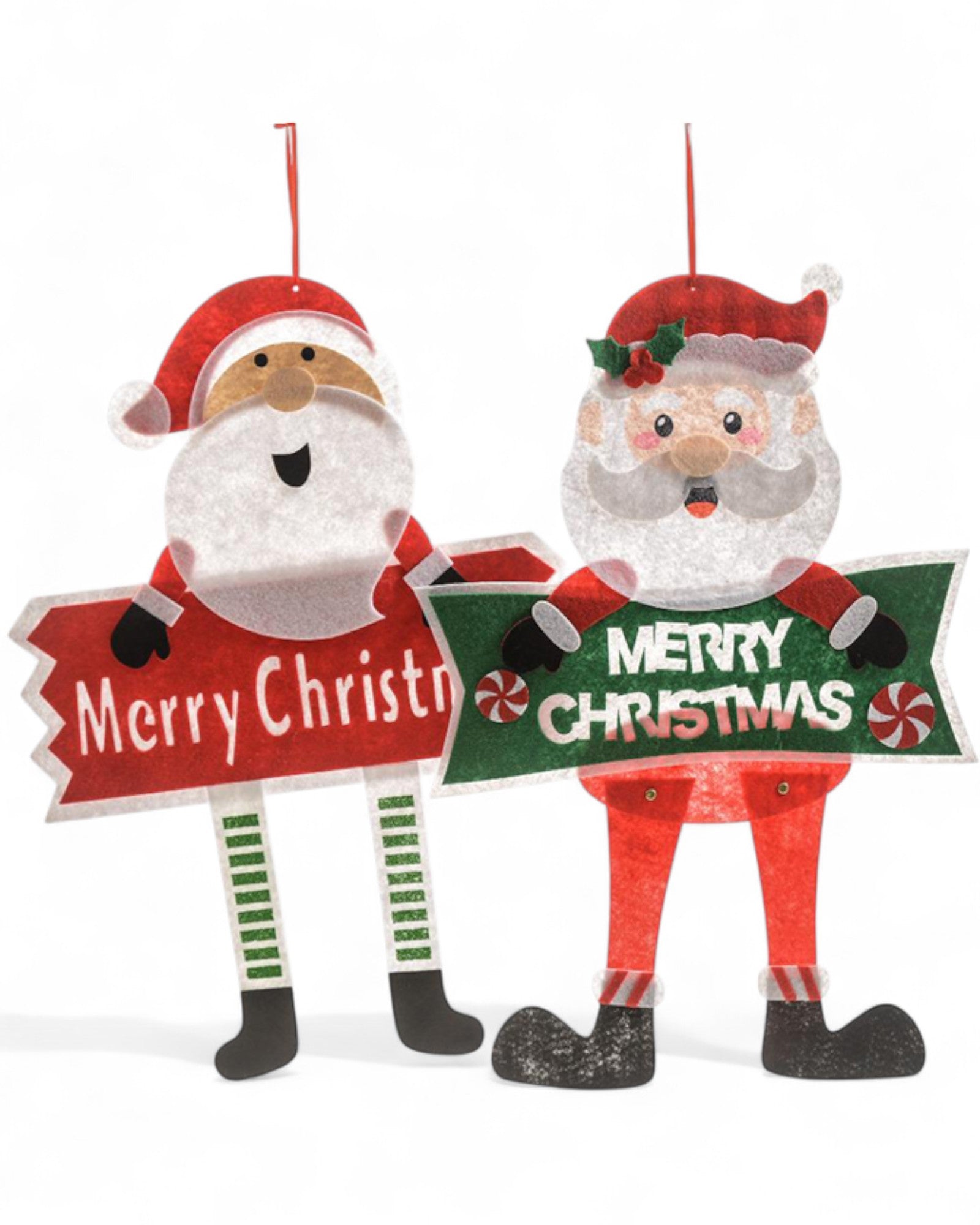 DECORAZIONE PER PORTA PANNOLENCI SANTA XMAS