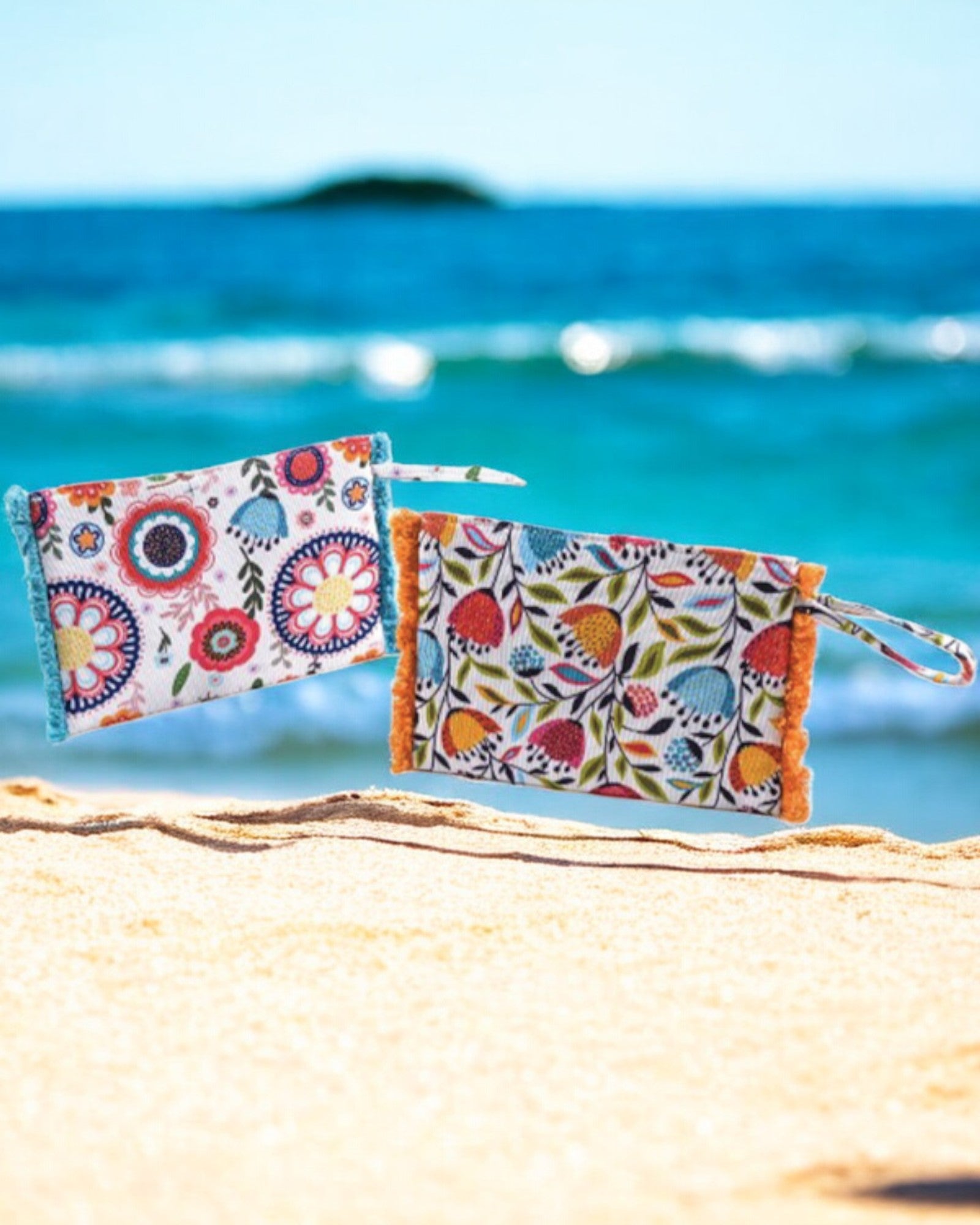 POCHETTE FLOWER SEA