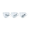 TAZZA DECORATA VETRO 400 ml.
