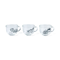 TAZZA DECORATA VETRO 400 ml.