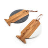 TAGLIERE IN MARMO E LEGNO