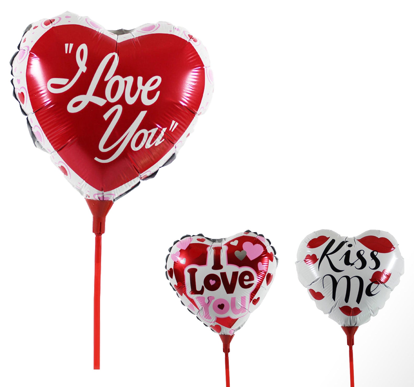 CUORI GONFIABILI CON STECCO