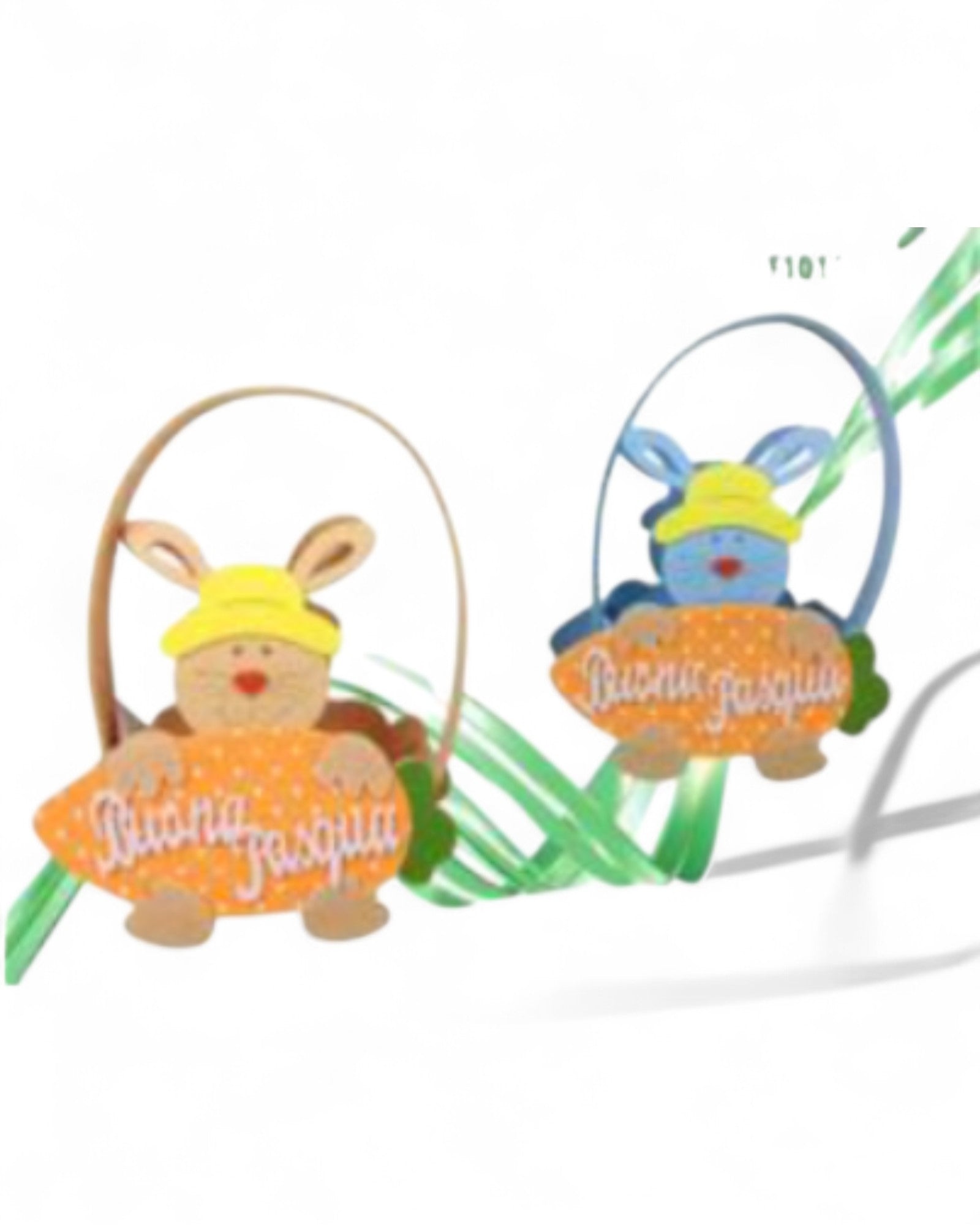 CESTINO FELTRO CONIGLIO PASQUA