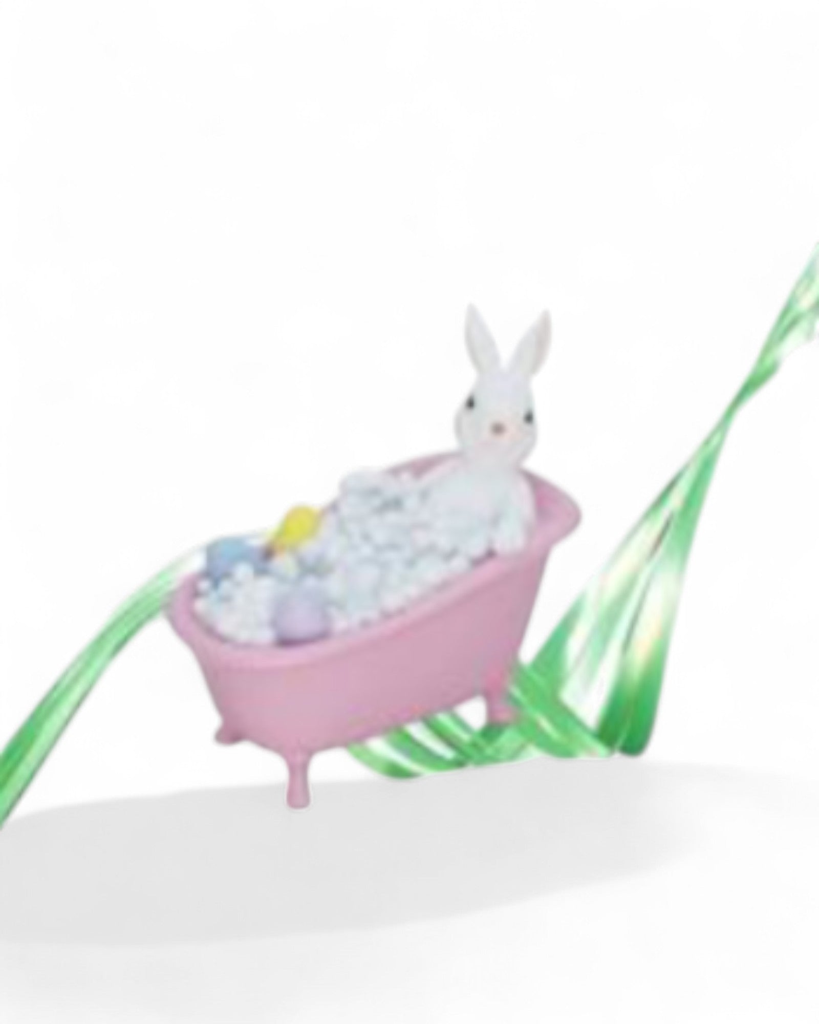 DECORAZIONE CONIGLIO NELLA VASCA PASQUA