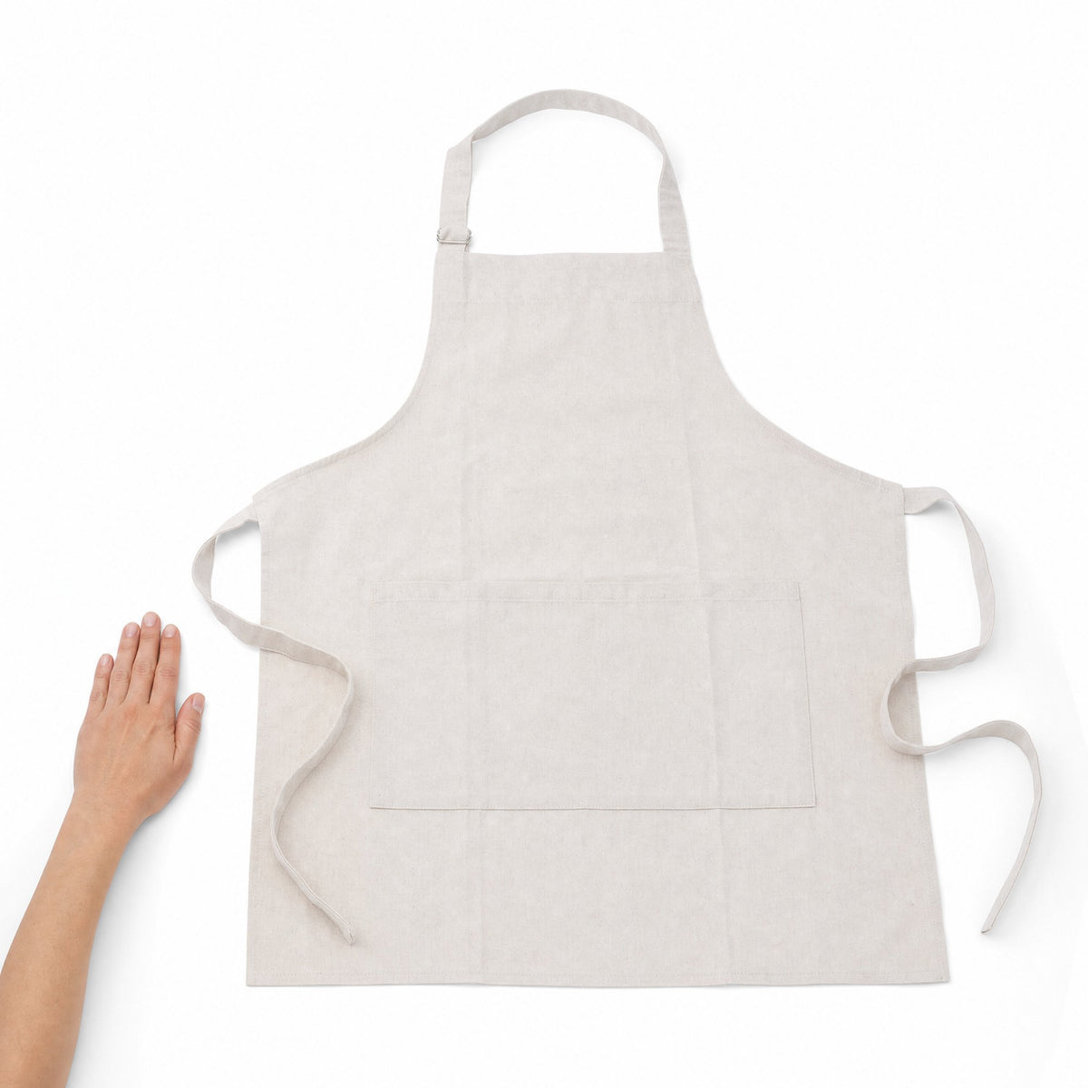 Grembiule da cucina disponibile in bianco, bordeaux, verde e blu navy, dimensioni 60x80 centimetri