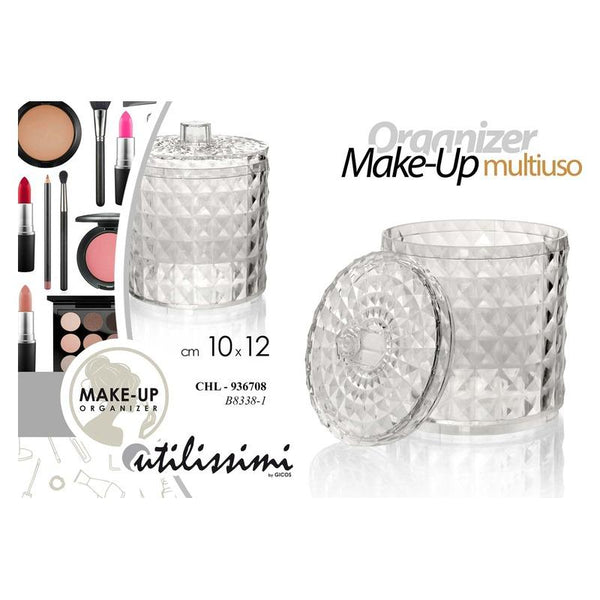 ORGANIZER MAKEUP TONDO TRASPARENTE