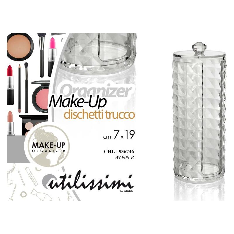 ORGANIZER PORTADISCHETTI TRUCCO TRASPARENTE